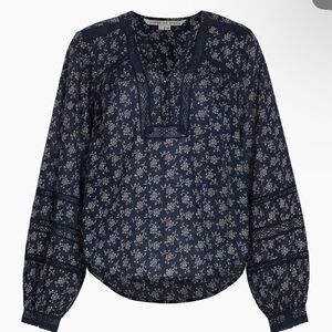 Veronica Beard NWT Kent Cotton Floral Blouse in size 0